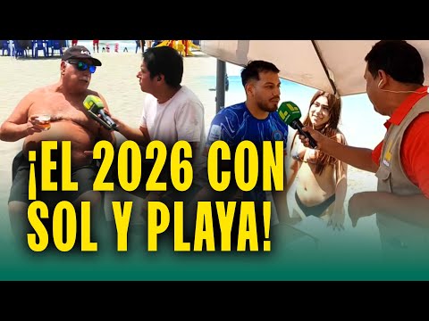 Playas peruanas ya se van llenando antes de Año Nuevo: "De boleto hasta la madrugada"