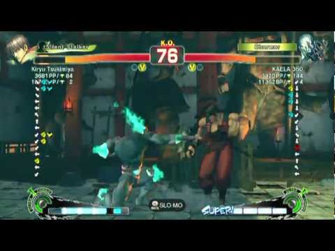 SSF4 AE: Kiryu Tsukimiya(Guy) vs KAELA 360(Seth) - HD 720p