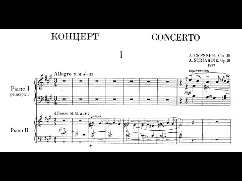 Scriabin, Piano Concerto Op.20 (Trifonov)