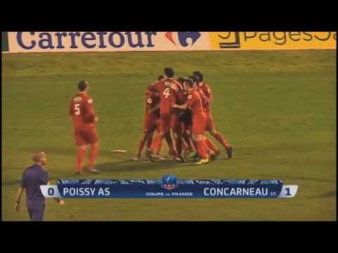 Coupe de France 32° finale : AS POISSY - US CONCARNEAU : 1-0