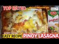 PINOY LASAGNA using DEL MONTE SPAGHETTI SAUCE