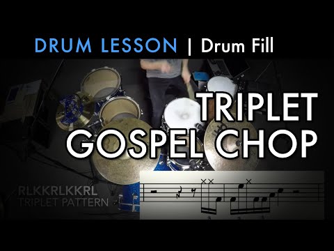Short Triplet Gospel Chop | DRUM LESSON