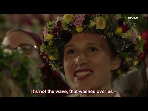 Latvian Song Festival 2018 - Fragments from "Lāčplēsis" (English Translation/Subtitles)