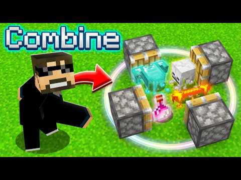 COMBINE Items INFINITELY in Minecraft