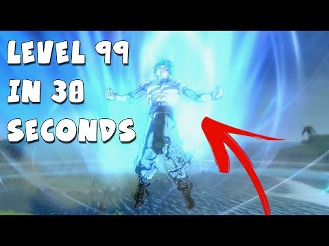 EASIEST EXP! How To Max Out to Level 99 (From 1 to 99)  in 30 SECONDS! | Dragon Ball Xenoverse 2