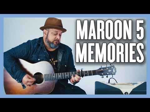 Maroon 5 Memories (Easy Acoustic) Guitar Lesson + Tutorial