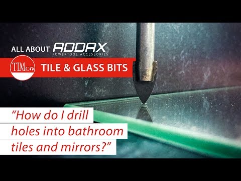 How to drill holes into bathroom mirrors and tiles - TIMco How To Tuesday.