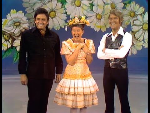 MINNIE PEARL, JOHNNY CASH & GLEN CAMPBELL - 1970 - Comedy Routine