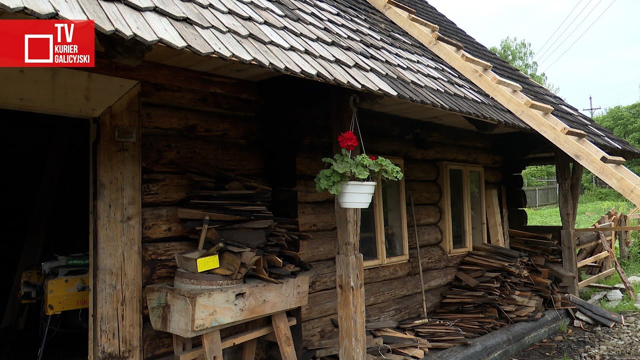 Odbudowa prywatnego skansenu Polaka w Borysławiu