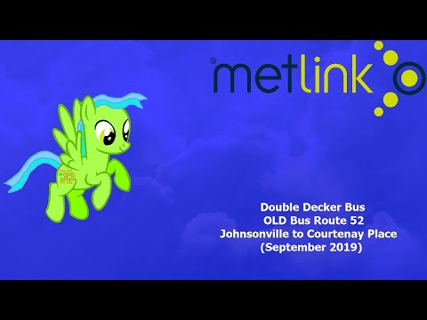 Wellington Double Decker Bus: OLD Route 52 - Johnsonville to Courtenay Place