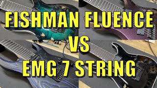 Video thumbnail for Fishman Fluence VS EMG Seven String Shootout | Open Core and Modern, EMG 81-7, EMG 57-7 by theonetruematt