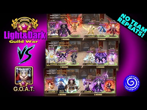 We HIT 'EM ALL in this Top Tier L&D Guild War vs G.O.A.T. - Summoners War