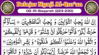 Download lagu Belajar Ngaji Al Qur'an Surat Al-Baqarah Ayat 223-230 mp3