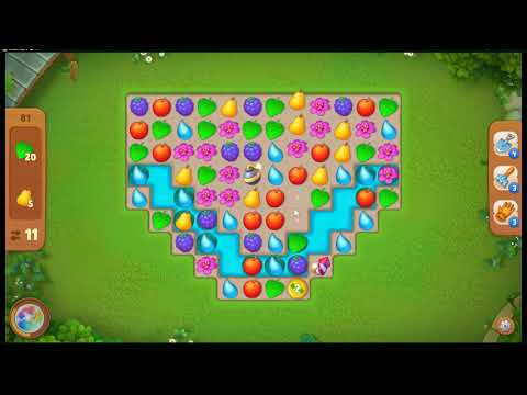 Gardenscapes Level 81 No Booster 🌲 l MiniGames