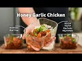 HONEY GARLIC CHICKEN Meal Prep For WEIGHT LOSS And MUSCLE GAIN