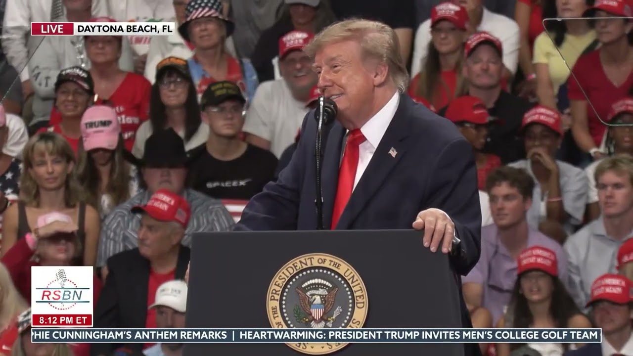 FULL EVENT: President Trump Delivers Moving Remarks at Daytona Beach Rally - 10/30/26