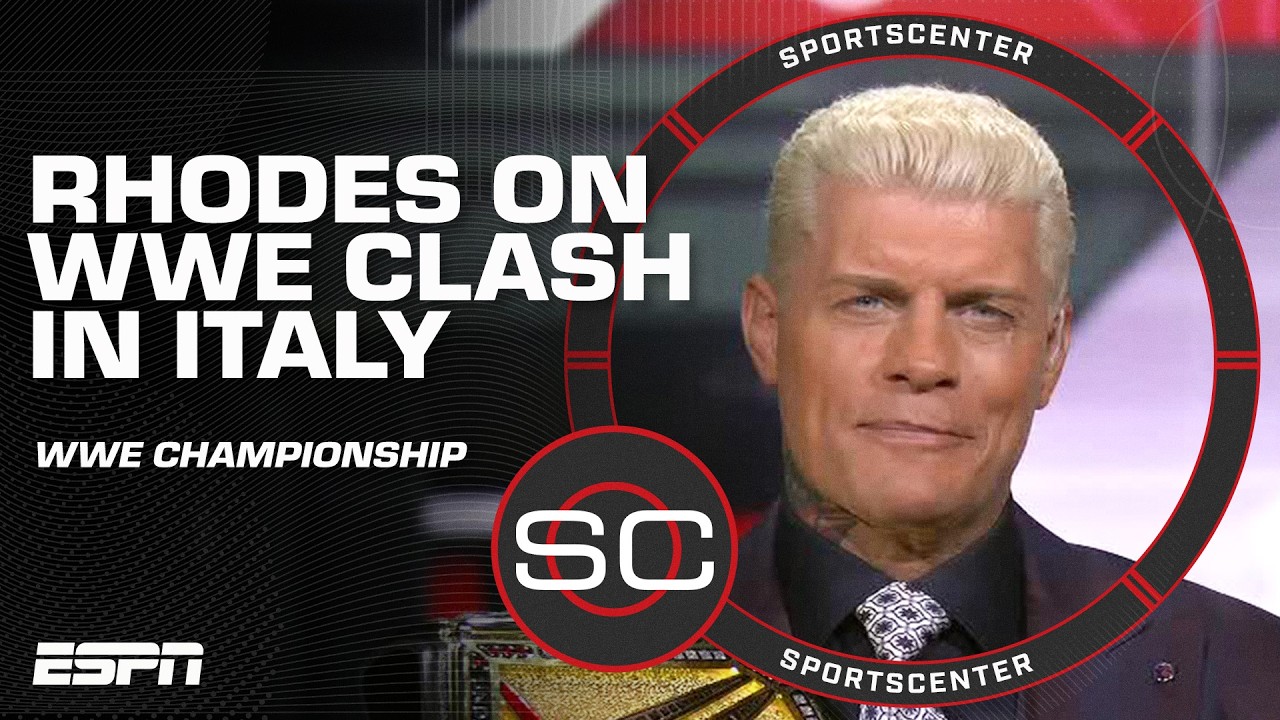 Cody Rhodes on facing Gunther for the Undisputed WWE Championship 🏆 | SportsCenter