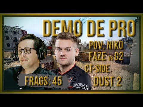 [PT] zorlaK Analisa: PoV NIKO - FAZE vs G2 - DUST 2 (CT SIDE) [Demo de Pro]
