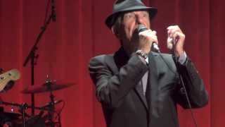 Leonard Cohen, So long Marianne, Dublin 11-09-2013