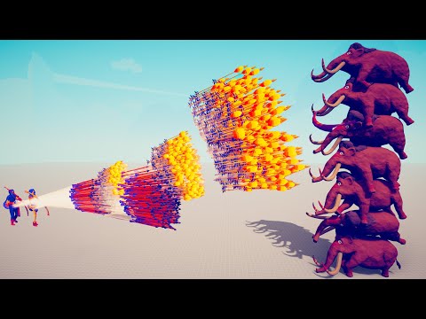 MAMMOTH TOWER vs EVERY GOD | TABS - Totally Accurate Battle Simulator