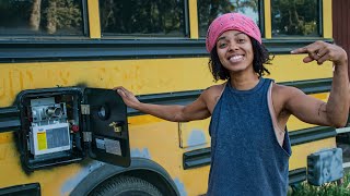 Proud moment… building a tiny home in a bus