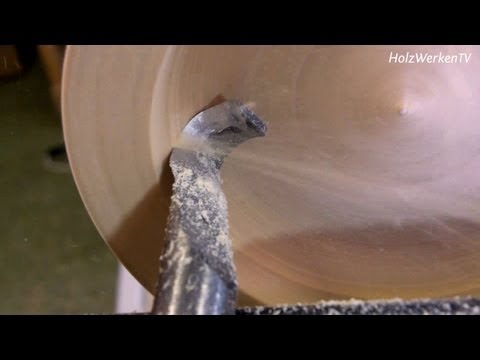 Mit dem Haken drechseln: die richtige Technik macht's!