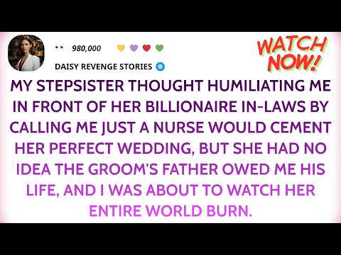 My Stepsister Called Me “Just a Nurse” at Her Wedding — Then the Groom’s Father Recognized Me
