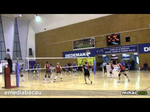 Volei (f), finala mare, meciul 1: Ştiinţa Bacău - Tomis Constanţa 1-3 (secvente)