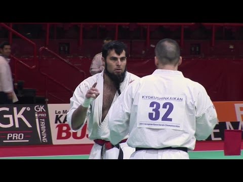 Karaté Kyokushin Championnat Europe : Navarro vs Delaunay