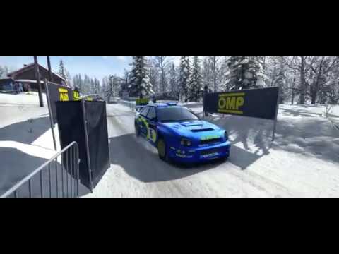 Dirt Rally - Subaru Impreza 2001 - Daily challenge in Sweden 60fps 21:9
