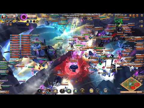 ELEVATE vs POE Full castle fight | Albion Online | ZvZ | Hand of justice -Trakhala