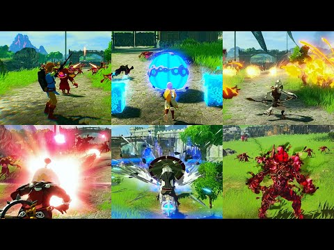 All Characters Unique Action - Hyrule Warriors: Age of Calamity