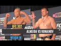 UFC 302 | Jailton Almeida vs Alexandr Romanov | weigh in