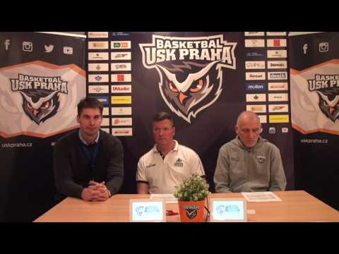 EYBL press conference: Alba Fehervar - USK Prague