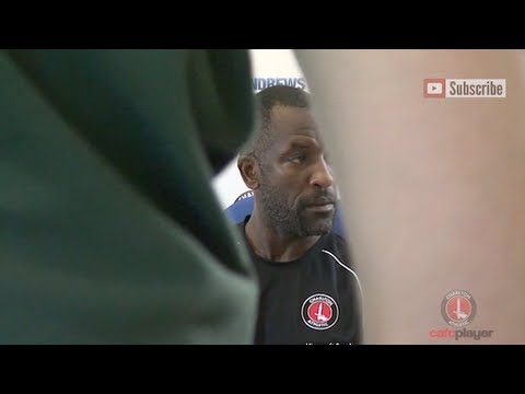 BEHIND THE SCENES: Chris Powell tries to keep a straight face on Sordell and Church - Charlton