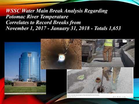 WSSC Wallops Record Water Main Breaks from November 1, 2017 - January 31, 2018 - Total Number 1,653