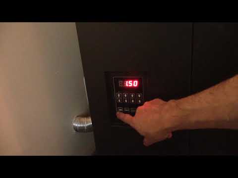 Adjusting  the auger/pellet output on the King Pellet Stove KP 130