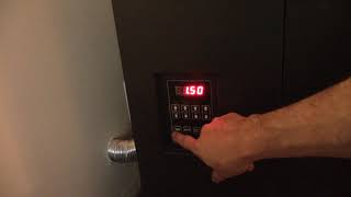 Adjusting  the auger/pellet output on the King Pellet Stove KP 130