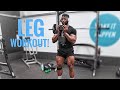 THE PERFECT LEG WORKOUT TO BUILD BIG STRONG LEGS | My Top Tips