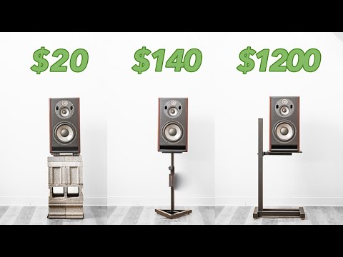 The shocking SOUND DIFFERENCE Between Speaker Stands ????
