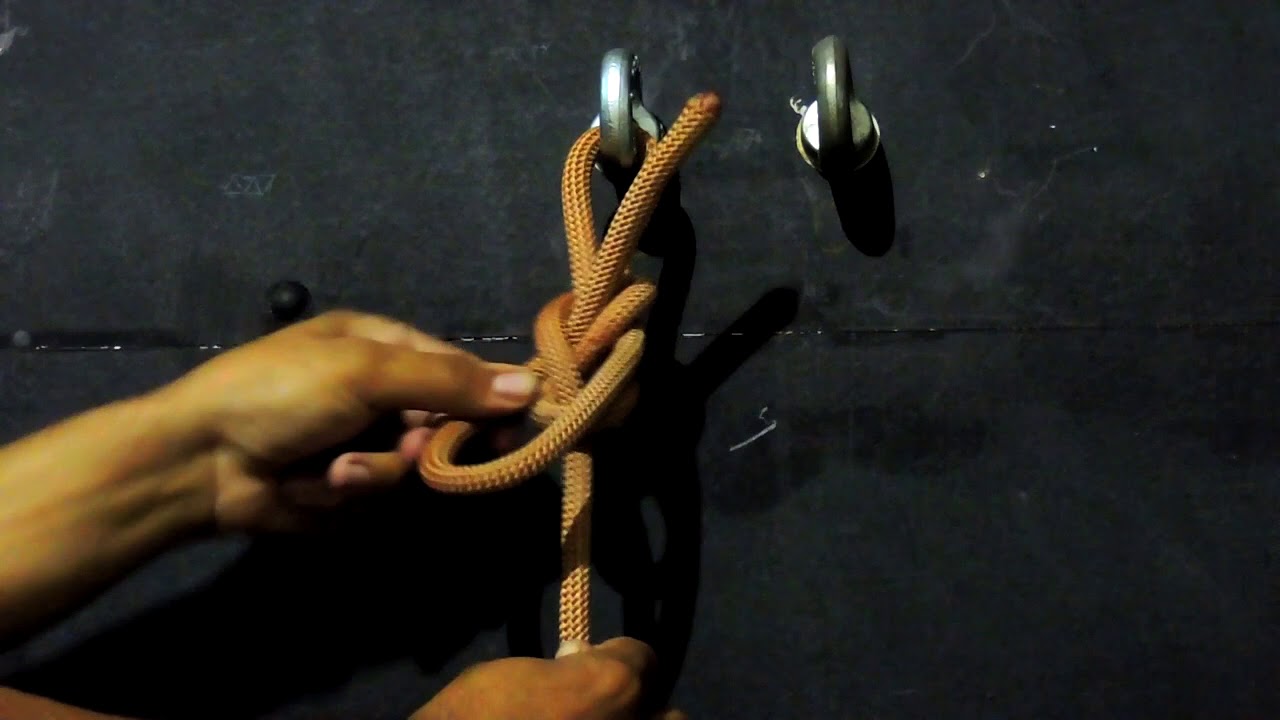 Como fazer um nó oito guiado