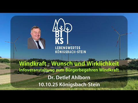 Dr. Detlef Ahlborn - Windenergie - Wunsch und Wirklichkeit