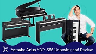 Video thumbnail for Yamaha Arius YDP-S55 Unboxing and Review by TopMusicCo - Tim Topham