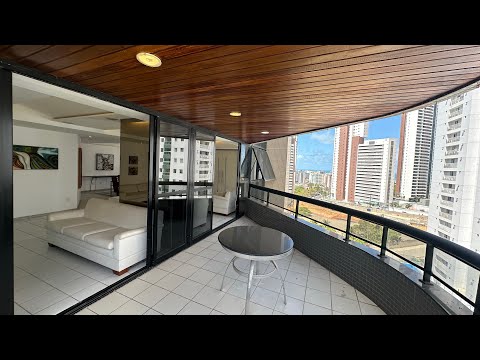 Amplo apto à venda com 385m², 4 suítes + DCE, no Altiplano, João Pessoa/PB