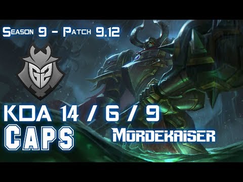 G2 Caps MORDEKAISER vs SYNDRA Mid - Patch 9.12 EUW Ranked