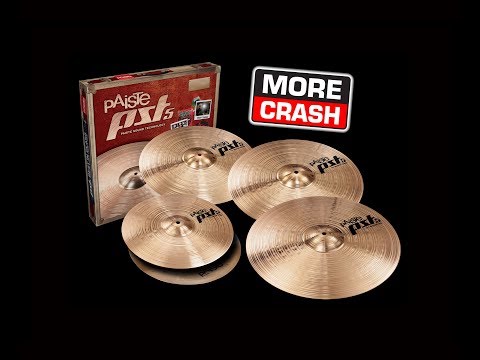 MORE CRASH - Paiste PST5 UNIVERSAL (14/18/20 + 16 Bonus Crash)