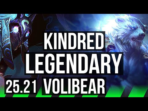KINDRED vs VOLIBEAR (JGL) | 17/2/9, Legendary, 48k DMG | NA Master | 25.21
