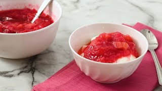 Rhubarb Compote- Martha Stewart