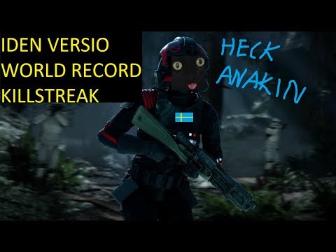 [World Record][PC] 122 Iden Versio Killstreak - Battlefront 2