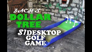 Zach Reviews Dollar Tree's $1 Desktop Golf Game (Unboxing, Set Up and Game Play) The Movie Castle